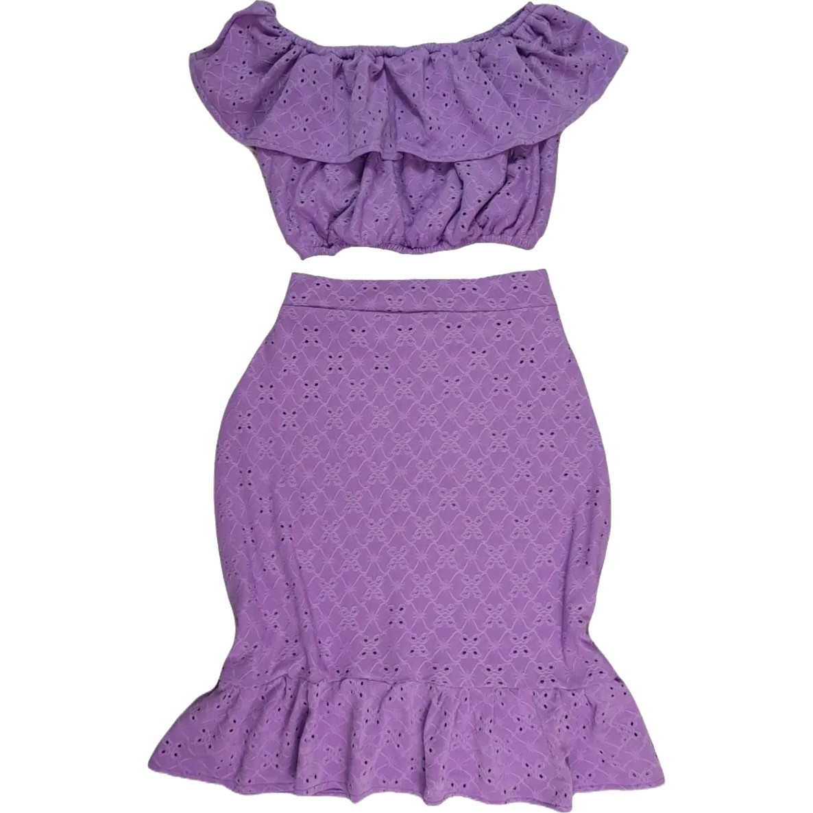 Peasant Blouse And Skirt Set